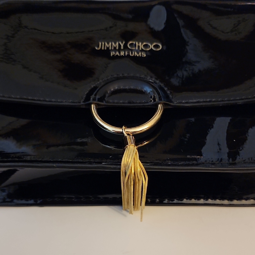 Jimmy Choo Parfumes Logo Tassel Crossbody. - Picture 10 of 11